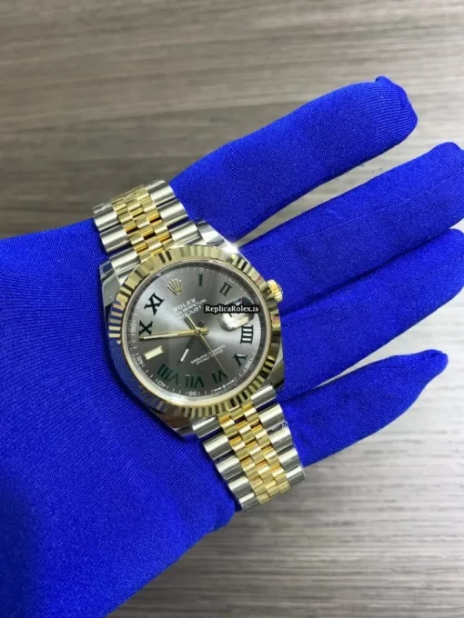 Distinctive Fake Rolex Datejust 126333 Caliber 3235 Automatic Movement 41mm Steel Case Mens/unisex Watch - Image 4