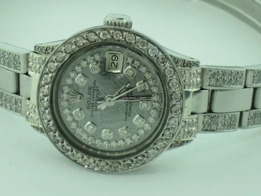 Lovely Fake Rolex Datejust Self Winding Automatic 26mm Steel Case Womens Watch - Image 4
