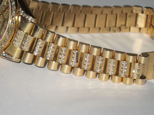 Superb Replica Rolex Datejust Self Winding Automatic 31mm Yellow Gold Case Womens Watch - Image 7