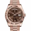 Well Made Imitation Rolex Day-date II 218235 Caliber 3156 Automatic Movement 41mm Rose Gold Case Mens/unisex Watch