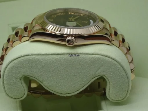 Well Made Imitation Rolex Day-date II 218235 Caliber 3156 Automatic Movement 41mm Rose Gold Case Mens/unisex Watch - Image 5