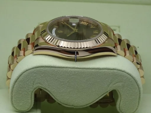 Well Made Imitation Rolex Day-date II 218235 Caliber 3156 Automatic Movement 41mm Rose Gold Case Mens/unisex Watch - Image 6