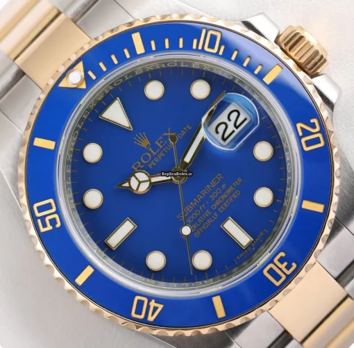 Reliable Fake Rolex Submariner Date 116613lb Automatic Movement 40mm Steel Case Watch