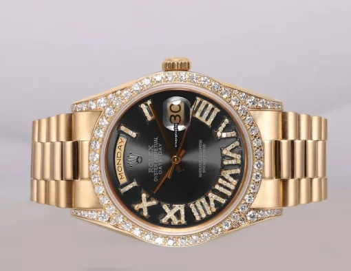 Pleasing Knockoff Rolex Day-date 36 18038 Automatic Movement 36mm Yellow Gold Case Mens/unisex Watch - Image 3