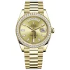 Good Fake Rolex Day-date 40 228348rbr Caliber 3255 Automatic Movement 40x48mm Yellow Gold Case Mens/unisex Watch