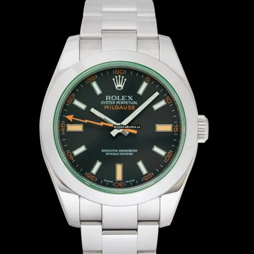 Trustworthy Replica Rolex Milgauss 116400 Automatic Movement 40mm Steel Case Mens/unisex Watch