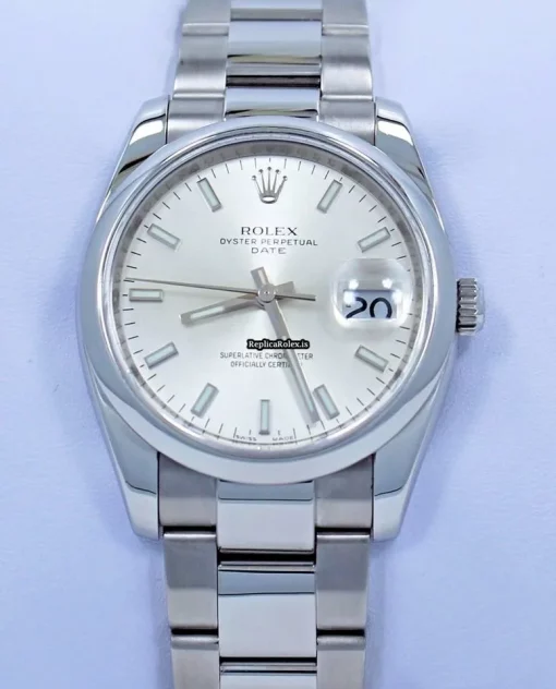 Wonderful Fakes Rolex Oyster Perpetual Date 115200 Automatic Movement 34mm Steel Case Mens/unisex Watch - Image 2