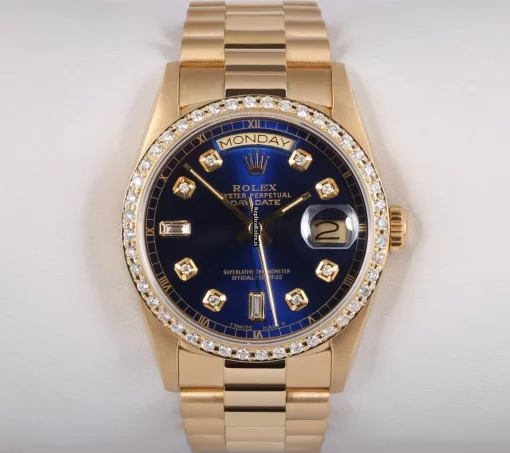 Superior Clone Rolex Day-date 36 18038 Automatic Movement 36mm Yellow Gold Case Mens/unisex Watch - Image 2