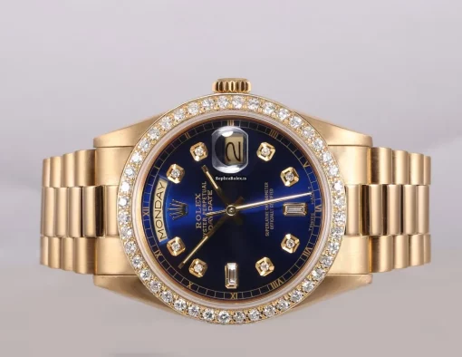 Superior Clone Rolex Day-date 36 18038 Automatic Movement 36mm Yellow Gold Case Mens/unisex Watch - Image 3