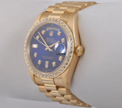 Superior Clone Rolex Day-date 36 18038 Automatic Movement 36mm Yellow Gold Case Mens/unisex Watch - Image 4