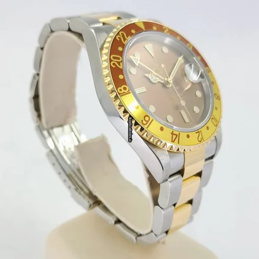 Fantastic Replica Rolex Gmt-master II 16713 Caliber 3185 Automatic Movement 40mm Gold/steel Case Mens/unisex Watch - Image 2