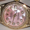 Good Replica Rolex Datejust Self Winding Automatic 26mm Yellow Gold Case Womens Watch