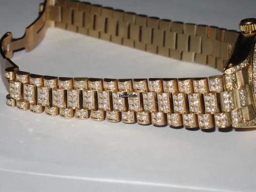 Good Replica Rolex Datejust Self Winding Automatic 26mm Yellow Gold Case Womens Watch - Image 6