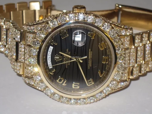 Fantastic Replicas Rolex Day-date II Self Winding Automatic 41mm Yellow Gold Case Mens/unisex Watch
