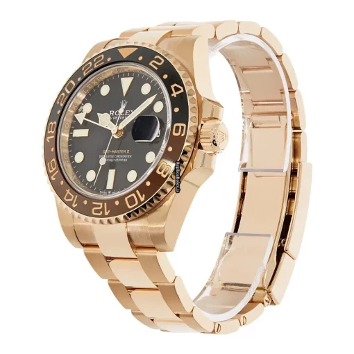 Fine Fake Rolex Gmt-master II 126715chnr Caliber 3285 Automatic Movement 40mm Rose Gold Case Mens/unisex Watch - Image 2