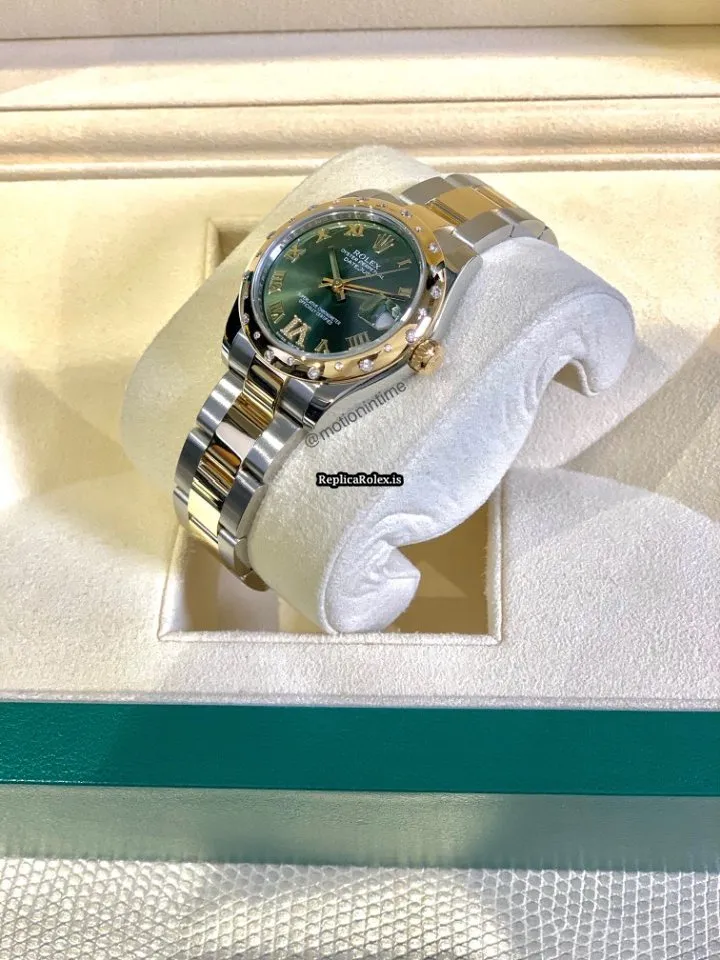 Superior Fake Rolex Lady-datejust 178343 Caliber 2235 Automatic Movement 31mm Gold/steel Case Womens Watch - Image 3