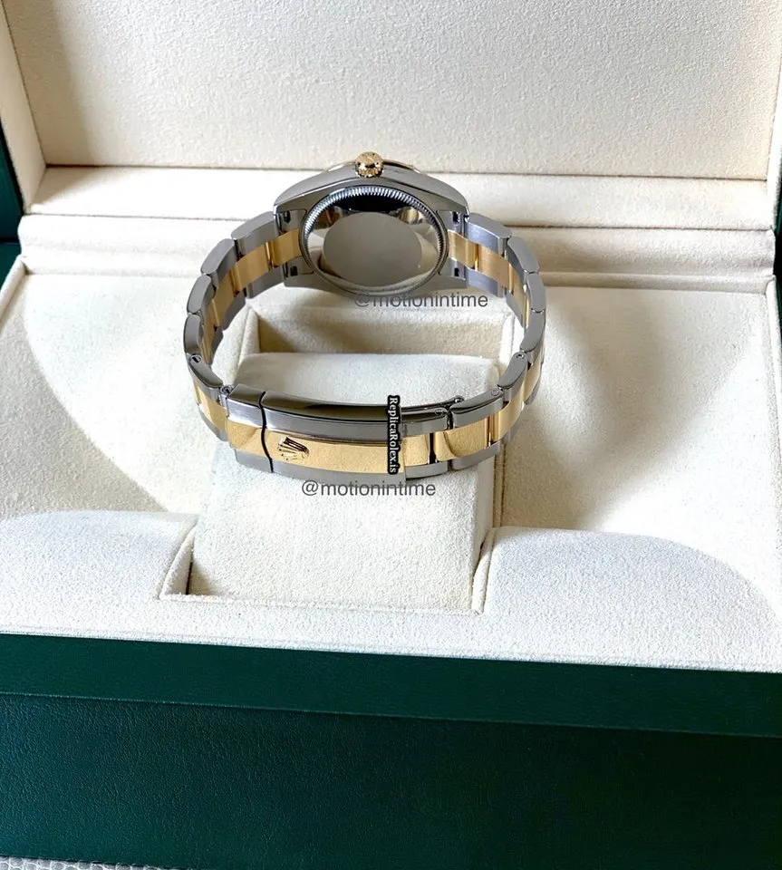 Superior Fake Rolex Lady-datejust 178343 Caliber 2235 Automatic Movement 31mm Gold/steel Case Womens Watch - Image 4