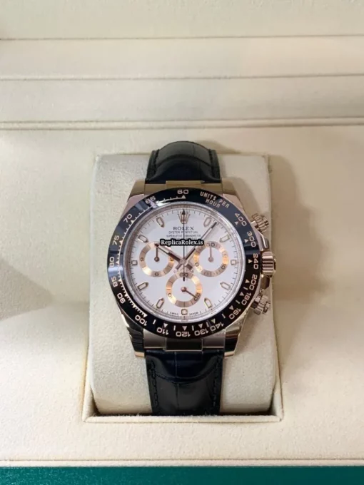 Design Replicas Rolex Daytona 116515ln Caliber 4130 Automatic Movement 40mm Rose Gold Case Mens/unisex Watch
