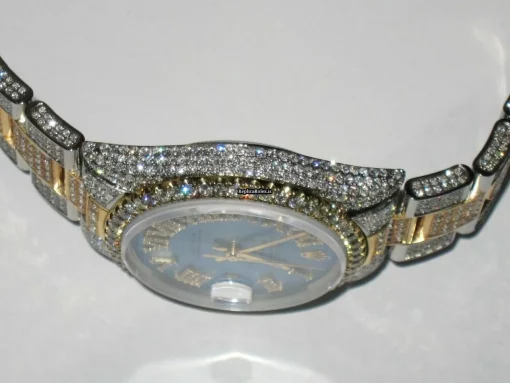 Superb Fake Rolex Datejust Self Winding Automatic 36mm Gold/steel Case Mens/unisex Watch - Image 9