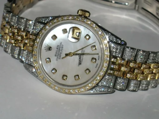 Reliable Replica Rolex Datejust Self Winding Automatic 36mm Gold/steel Case Mens/unisex Watch - Image 3