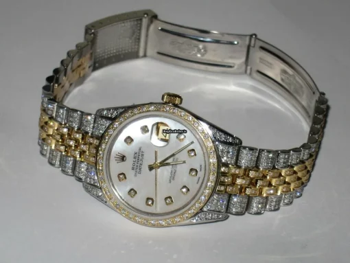 Reliable Replica Rolex Datejust Self Winding Automatic 36mm Gold/steel Case Mens/unisex Watch - Image 4