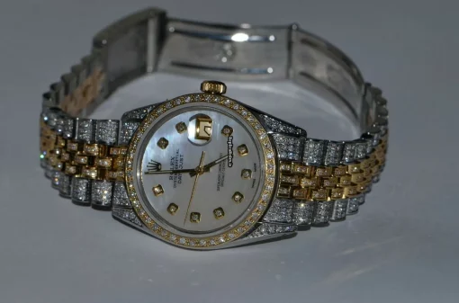 Reliable Replica Rolex Datejust Self Winding Automatic 36mm Gold/steel Case Mens/unisex Watch - Image 5