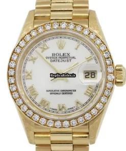 Great Replica Rolex Lady-datejust 69178 Automatic Movement 26mm Yellow Gold Case Watch