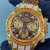 Design Replica Rolex Daytona 116598 Caliber 4130 Automatic Movement 40mm Yellow Gold Case Mens/unisex Watch