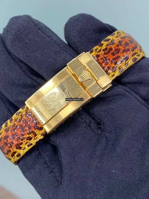 Design Replica Rolex Daytona 116598 Caliber 4130 Automatic Movement 40mm Yellow Gold Case Mens/unisex Watch - Image 4