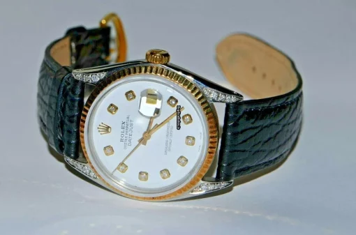 Lovely Replica Rolex Datejust Self Winding Automatic 36mm Gold/steel Case Mens/unisex Watch - Image 4