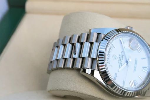 Lovely Replicas Rolex Day-date 40 228239 Caliber 3255 Automatic Movement 40mm White Gold Case Mens/unisex Watch - Image 3