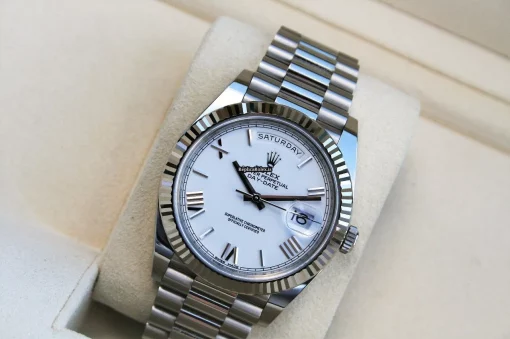 Lovely Replicas Rolex Day-date 40 228239 Caliber 3255 Automatic Movement 40mm White Gold Case Mens/unisex Watch - Image 7