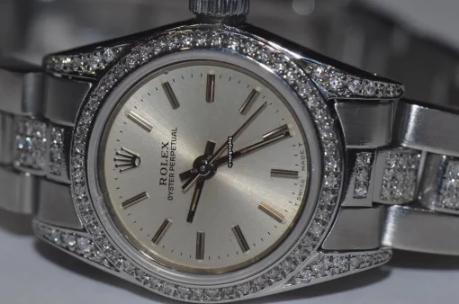 Luxury Fake Rolex Datejust Self Winding Automatic 26mm Steel Case Womens Watch
