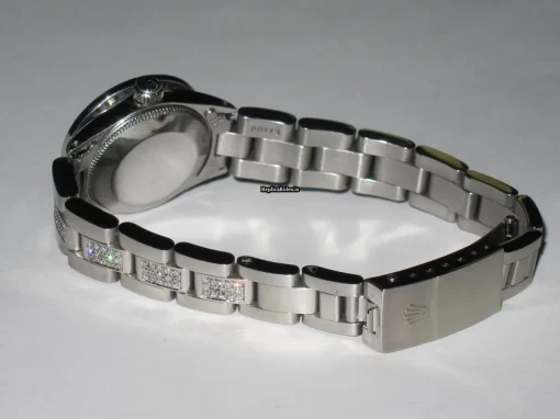 Luxury Fake Rolex Datejust Self Winding Automatic 26mm Steel Case Womens Watch - Image 6