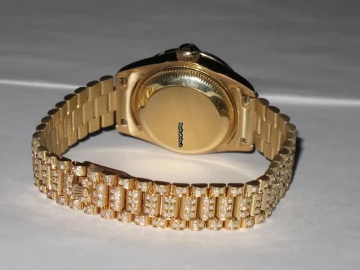 Aaa Replica Rolex Datejust Self Winding Automatic 26mm Yellow Gold Case Womens Watch - Image 7