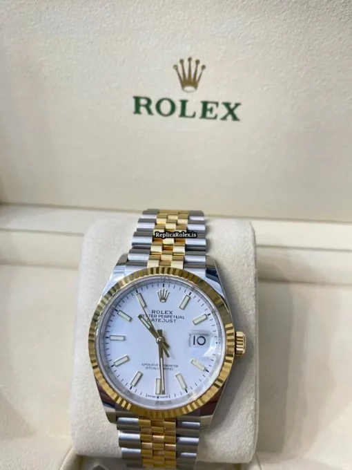 Excellent Fake Rolex Datejust 126233 Caliber 3235 Automatic Movement 36mm Gold/steel Case Mens/unisex Watch