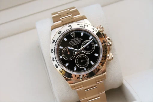 Mind-boggling Fake Rolex Daytona 116508 Caliber 4130 Automatic Movement 40mm Yellow Gold Case Mens/unisex Watch - Image 3