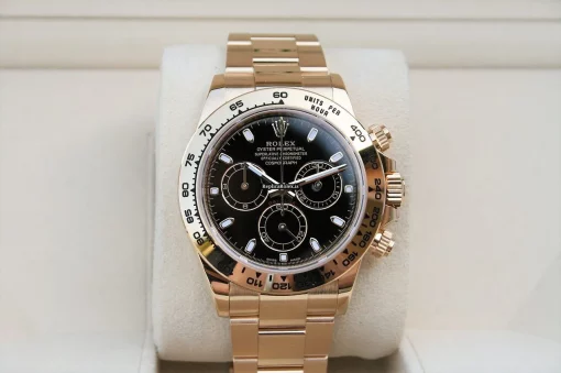 Mind-boggling Fake Rolex Daytona 116508 Caliber 4130 Automatic Movement 40mm Yellow Gold Case Mens/unisex Watch - Image 4