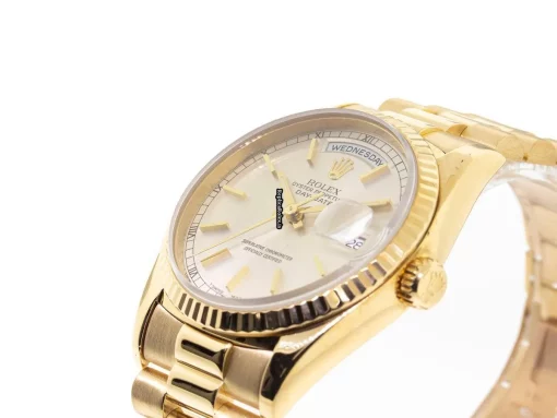 Ideal Fakes Rolex Day-date 36 18238 Caliber 3155 Automatic Movement 36mm Yellow Gold Case Mens/unisex Watch