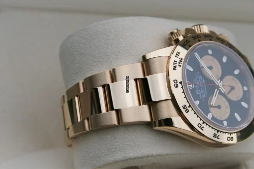 Beautiful Replica Rolex Daytona 116528 Caliber 4130 Automatic Movement 40mm Yellow Gold Case Watch - Image 5