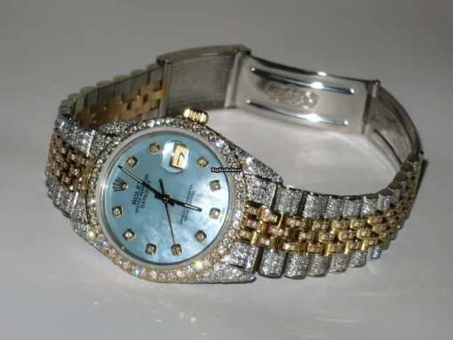 Defect Copy Rolex Datejust Self Winding Automatic 36mm Gold/steel Case Mens/unisex Watch - Image 3