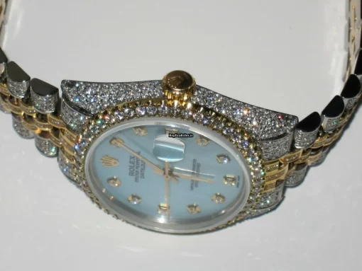 Defect Copy Rolex Datejust Self Winding Automatic 36mm Gold/steel Case Mens/unisex Watch - Image 4