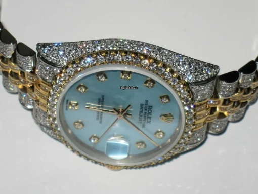 Defect Copy Rolex Datejust Self Winding Automatic 36mm Gold/steel Case Mens/unisex Watch - Image 5