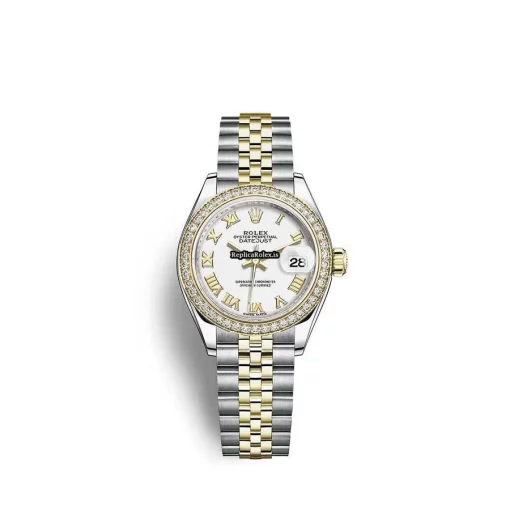 Cool Fake Rolex Lady-datejust 279383rbr Caliber 2236 Automatic Movement 28mm Gold/steel Case Womens Watch