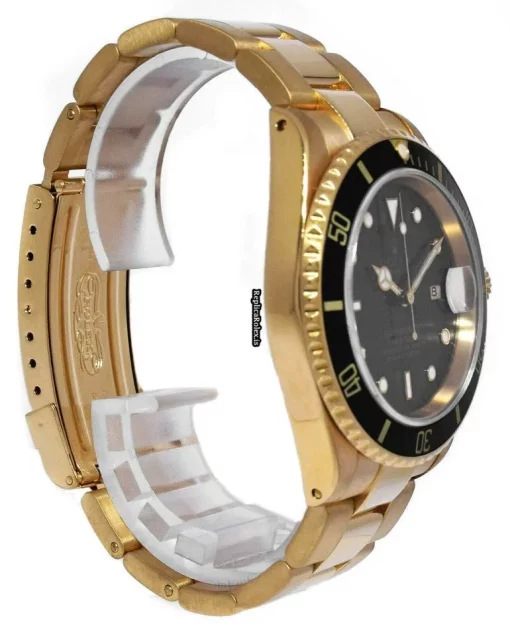 Awesome Fakes Rolex Submariner Date 16618 Automatic Movement 40mm Yellow Gold Case Mens/unisex Watch - Image 5