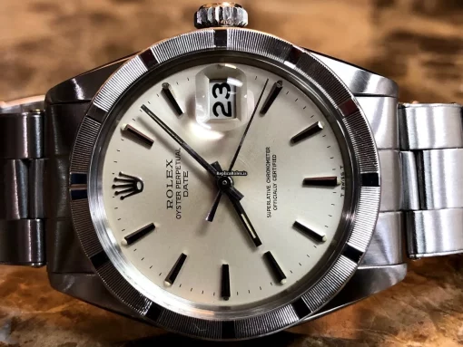 High Quality Knockoff Rolex Oyster Perpetual Date 1501 Caliber 1570 Automatic Movement 34x42mm Steel Case Mens/unisex Watch