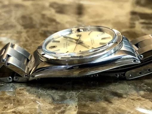 High Quality Knockoff Rolex Oyster Perpetual Date 1501 Caliber 1570 Automatic Movement 34x42mm Steel Case Mens/unisex Watch - Image 8