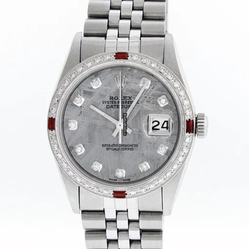 Ideal Fake Rolex Datejust Caliber 3035 Automatic Movement 36mm Steel Case Mens/unisex Watch - Image 2