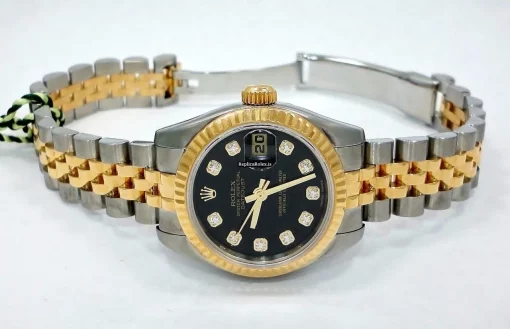 Fantastic Replica Rolex Lady-datejust 179173 Automatic Movement 26mm Gold/steel Case Womens Watch - Image 3