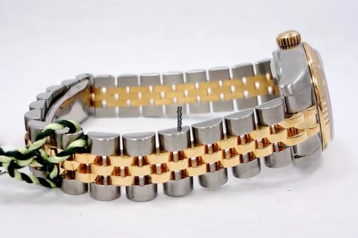 Fantastic Replica Rolex Lady-datejust 179173 Automatic Movement 26mm Gold/steel Case Womens Watch - Image 7